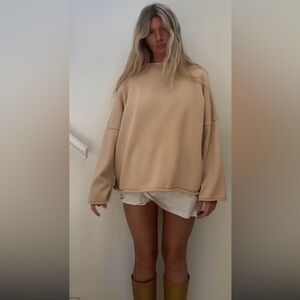 Boheme Rolled Hem Knit Sweater Sample